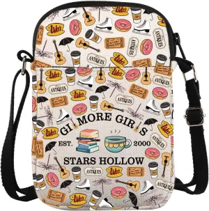 Gilmore Est 2000 Stars Hollow Inspired Crossbody Bag Dragonfly Inn Fall Gazebo Gift