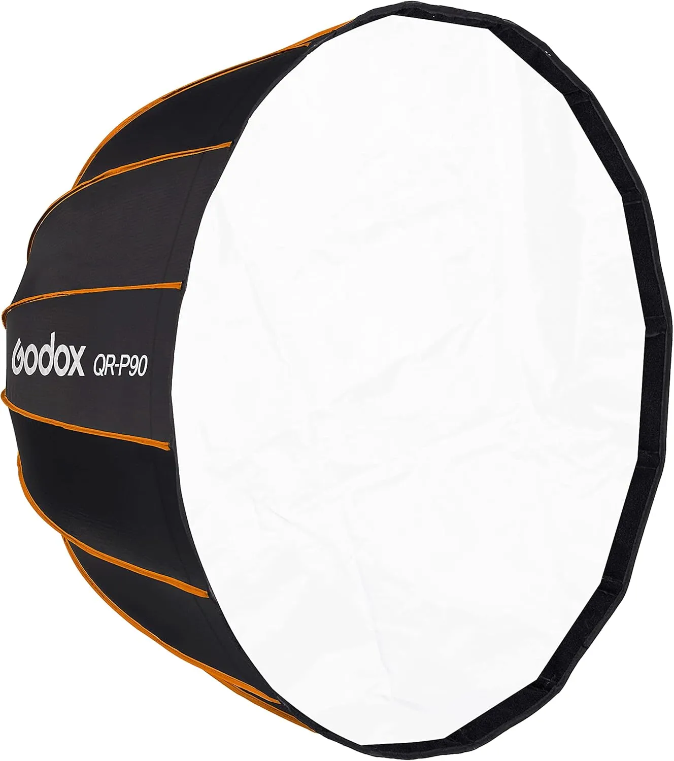 GODOX QR-P90 35.5"/90cm Quick Release Portable Deep Parabolic Softbox   Honeycomb Grid for Bowens Mount Studio Flash,Studio Flash Umbrella Diffuser(Godox QR-P90  Honeycomb Grid)