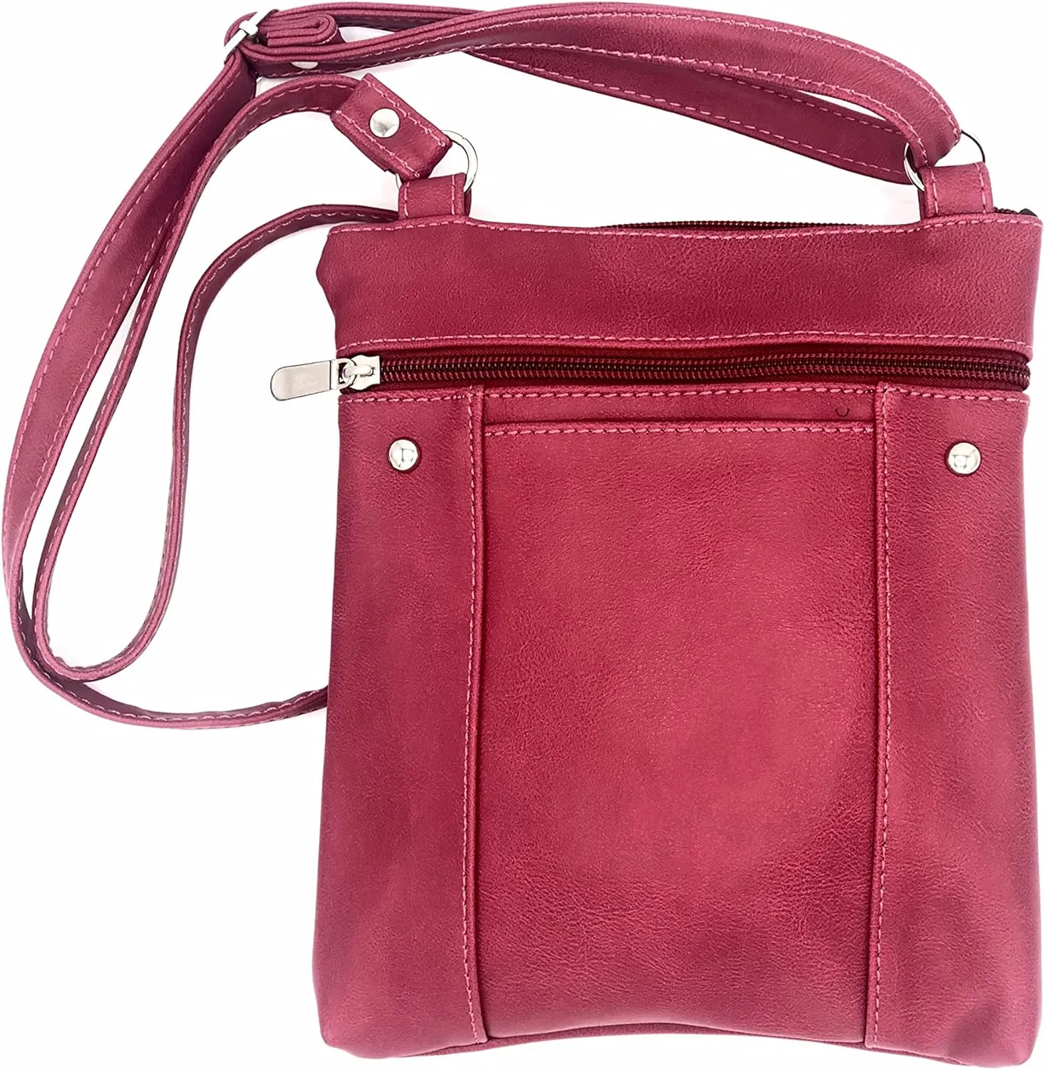 Goson Leather Hand Crafted Leather Small Crossbody Purse Handbag for Women