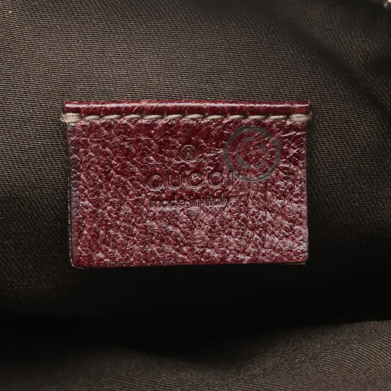 Gucci Canvas Leather Crossbody Bag 120975