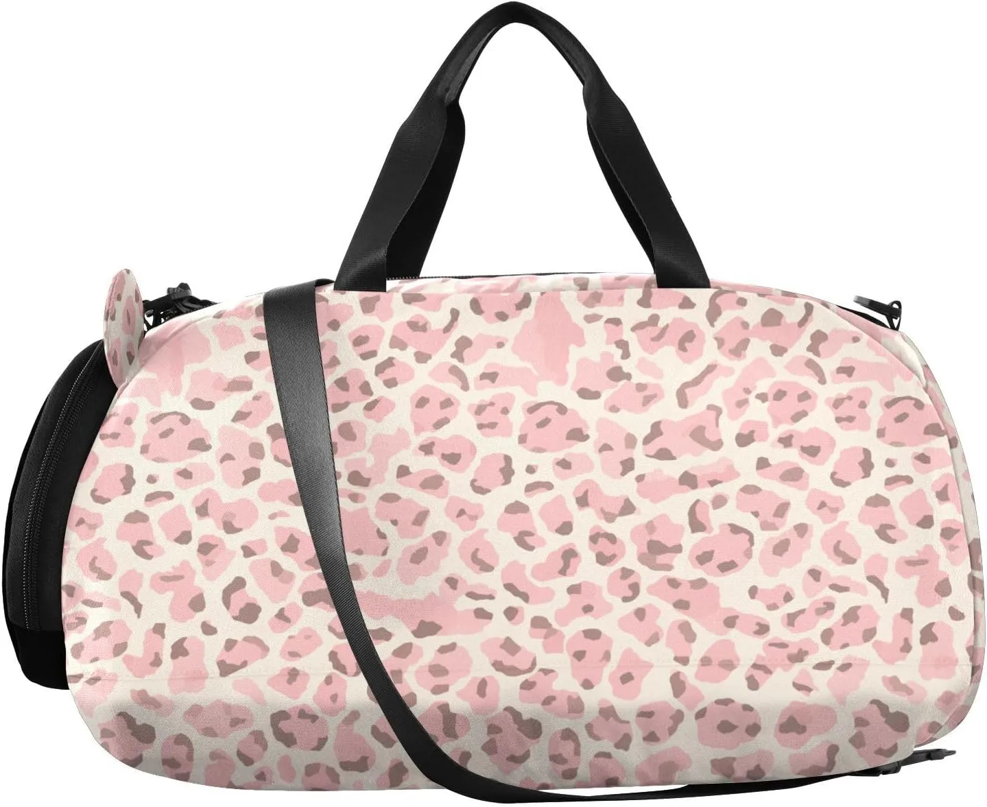 GuoChe Sling Bags Crossbody with Shoes Compartment Comfort Black Handbag for Have a meal