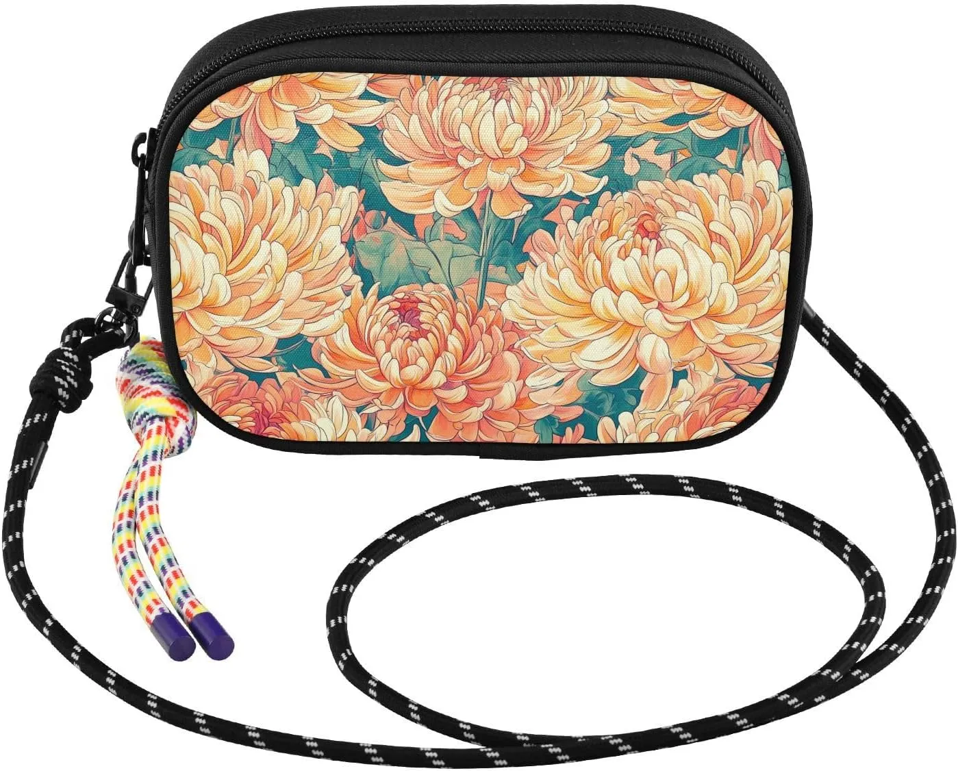 GuoChe West Crossbody Purse for Mens Trendy with Adjustable Strap Shoulder Bag Walk dog