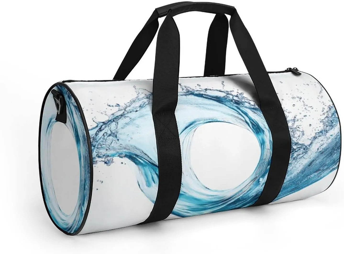 Gym Bag for Men Women Lightweight Sports Duffle Bag with Multiple Compartments Cylindrical Gym Bag for Fitness Travel And Outdoor Activities Ater Resistant Yoga Bag Training Bag Liquid Flow