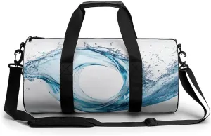 Gym Bag for Men Women Lightweight Sports Duffle Bag with Multiple Compartments Cylindrical Gym Bag for Fitness Travel And Outdoor Activities Ater Resistant Yoga Bag Training Bag Liquid Flow