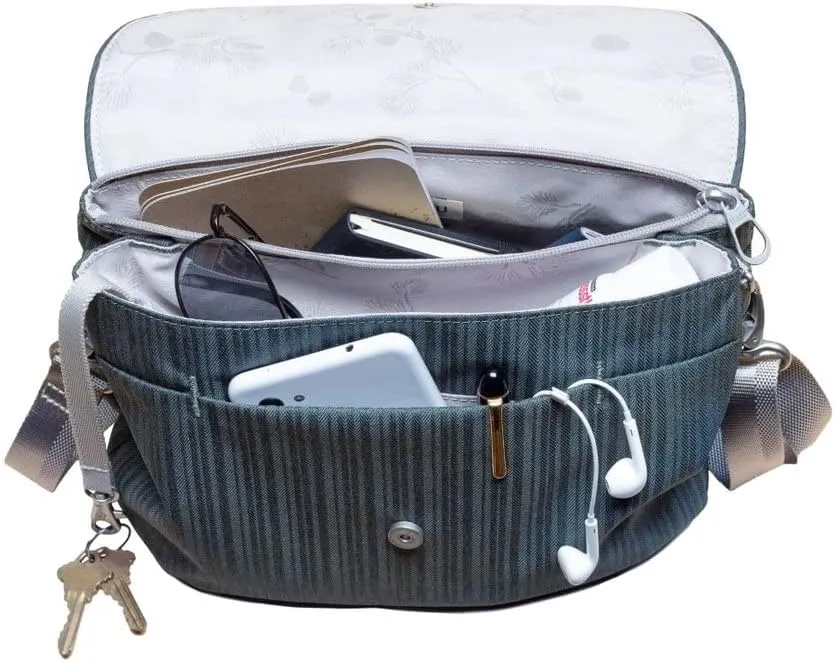HAIKU Bliss Eco-Friendly RFID Blocking Travel Crossbody Saddle Bag