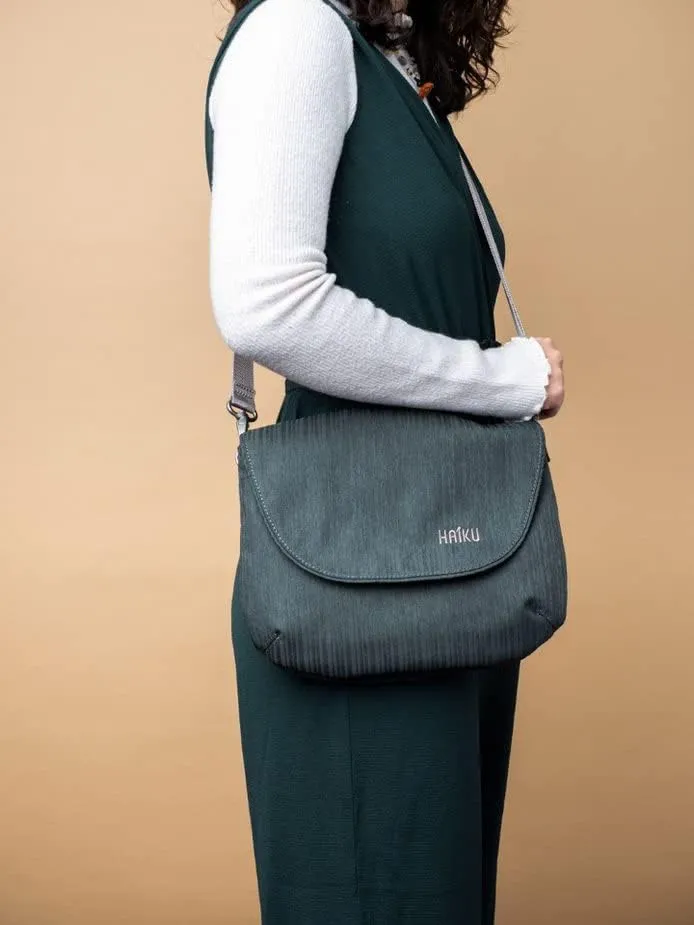 HAIKU Bliss Eco-Friendly RFID Blocking Travel Crossbody Saddle Bag