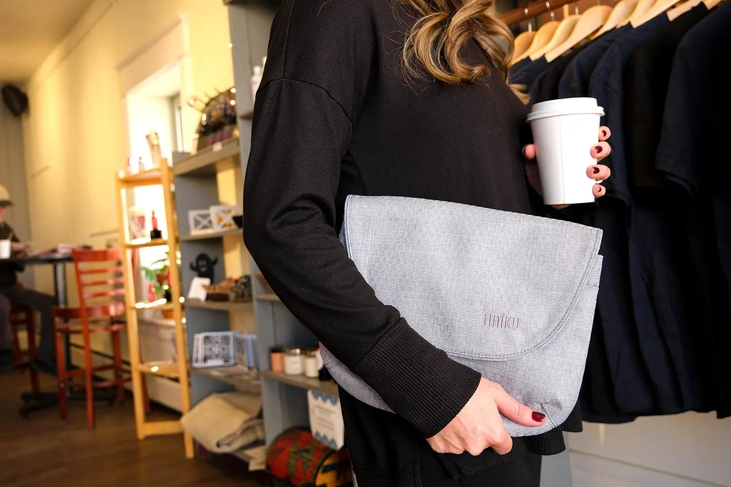 HAIKU Bliss Eco-Friendly RFID Blocking Travel Crossbody Saddle Bag