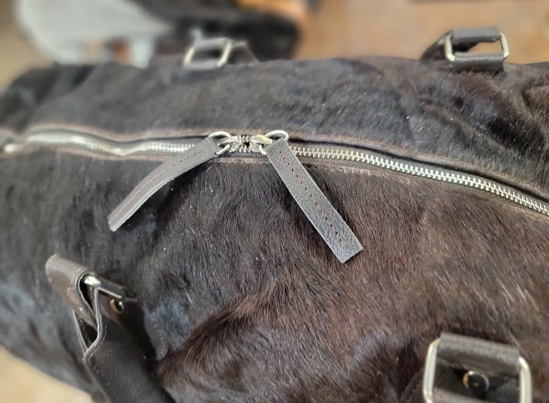 Hair On Hide Duffle Bag