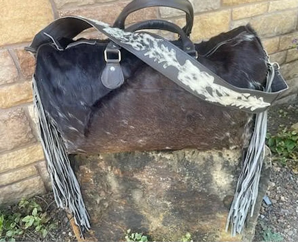 Hair On Hide Duffle Bag