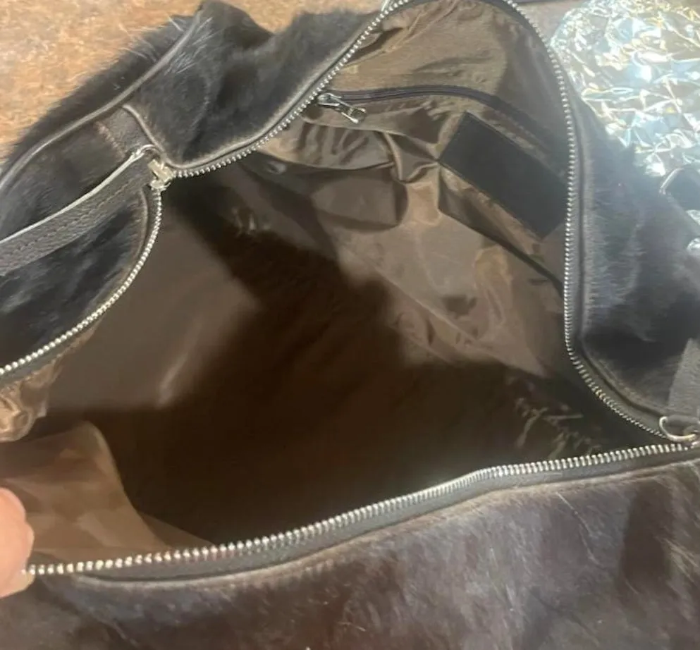 Hair On Hide Duffle Bag