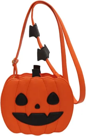 Halloween Pumpkin Goth Purse Novelty Shoulder Bag Devil Bag for Women Holiday Party Ghost Purse Halloween Candy Backpack