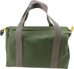 Heavy Duty Canvas Tool Bag, Multi-function High Capacity Tool Storage Handbag, Waterproof Canvas Work Bag for Cars, Drill, Garden, and Electrician