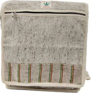 Hemp Crossbody Bag - Himalaya Handmade Canvas Messenger Bag - Lightweight, Boho Crossbody Shoulder Bag Men & Women