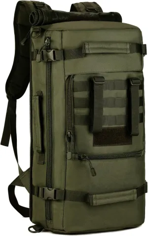 Huntvp 50L 3 Way Tactical Military MOLLE Assault Backpack Modular WR Bag