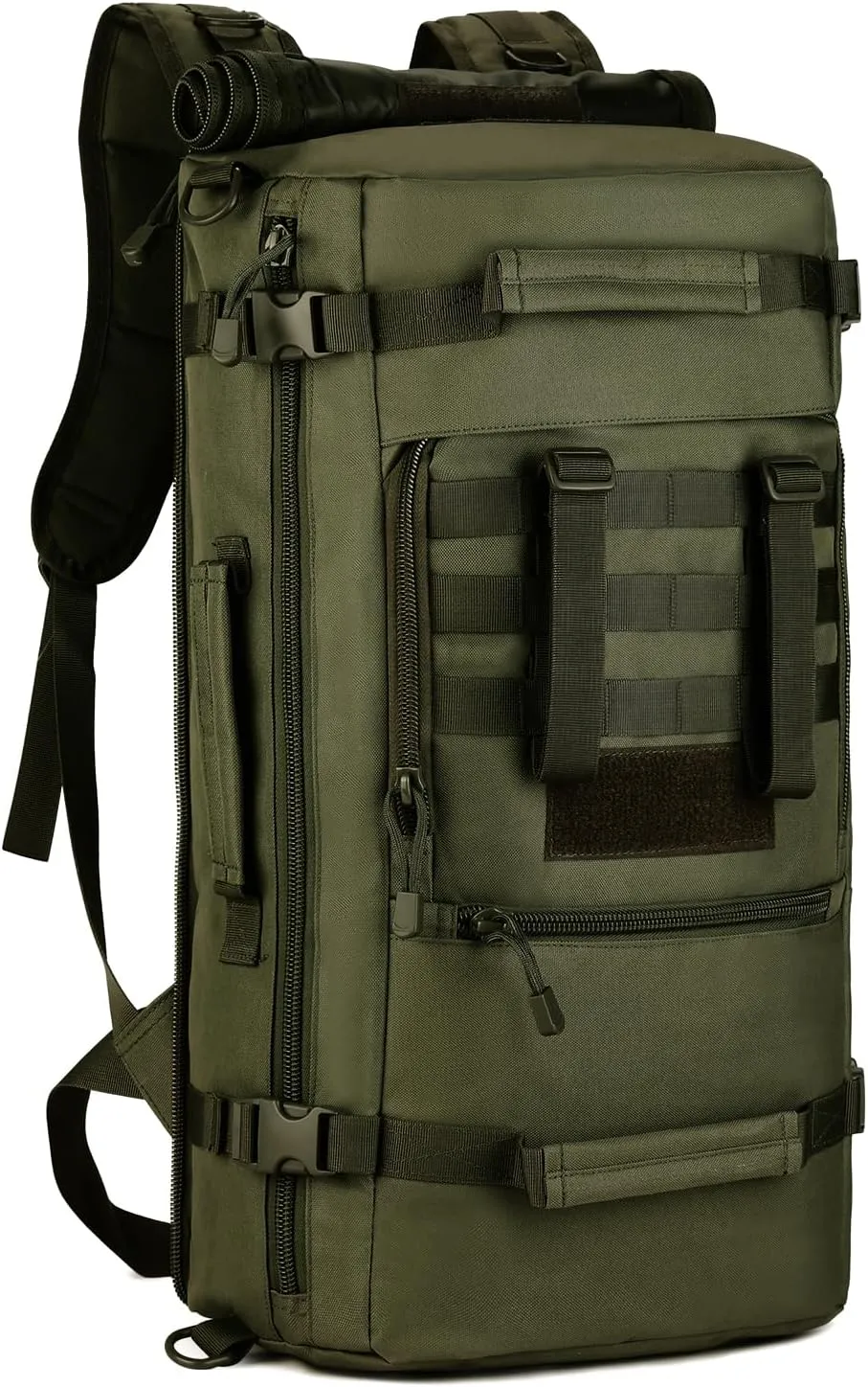 Huntvp 50L 3 Way Tactical Military MOLLE Assault Backpack Modular WR Bag