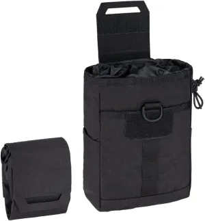 IDOGEAR Molle Dump Pouch Tactical Pouches Roll-up Drawstring Mag Pouches Foldable for Battle Belt Vest Plate Carrier Backpack Utility Folding Dump Pouch Waist Bag