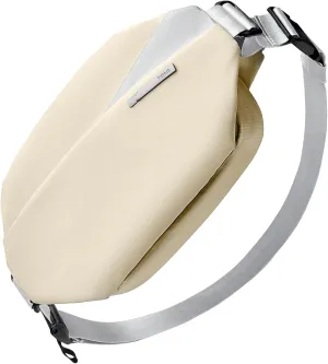Inateck Sling Bag X, 3L Multi-pocket Crossbody Shoulder Chest Bag with Adjustable Shoulder Strap, Water-resistant Waist Fanny Pack for Men, Women, Travel, Daily Use, Cycling, Hiking, Beige, Small