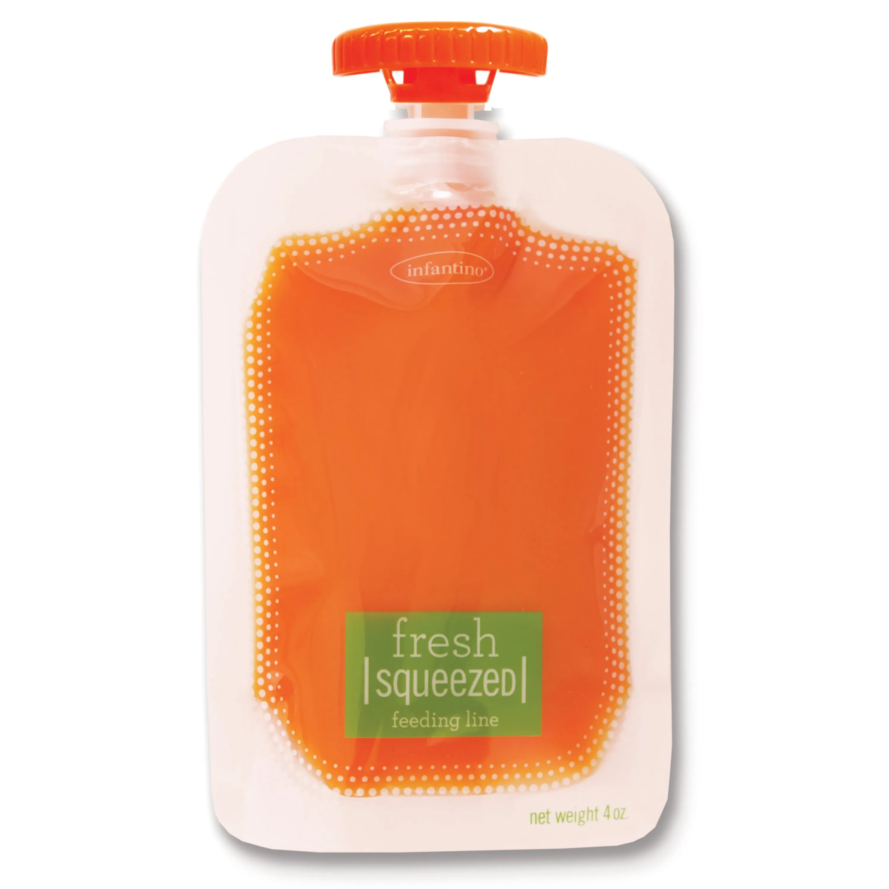 Infantino-  Squeeze Pouches Pack Of 50 -Multicolor