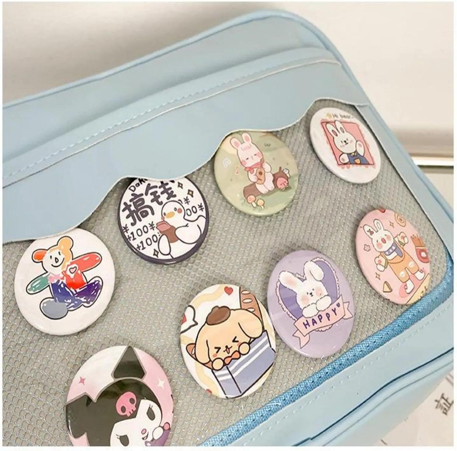 Ita Bag Storage Pin Crossbody Bag for Women Girls Gift, Pin Bag Shoulder Bag for Sports Pins, Memorial Pins, Travel Brooches