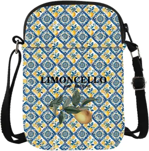 Italian Lemons Crossbody Bag Italian Islands Gift Limoncello per Favore Canvas Bag