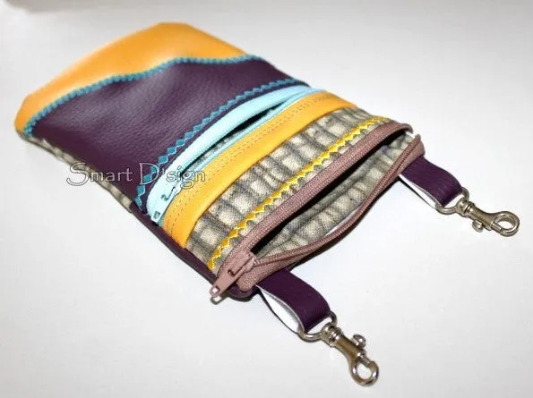 ITH MOBILE PHONE BAG - HALF ZIPPER