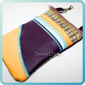 ITH MOBILE PHONE BAG - HALF ZIPPER