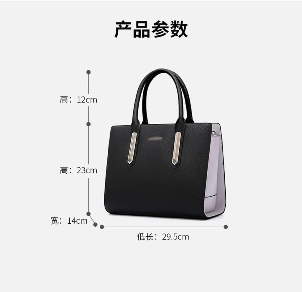 JSEIAJB Women's Shoulder Bag Ladies Simple Atmosphere Handbag Women's Bag Mother's Bag Messenger Bag