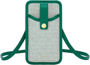 JW PEI Aylin Canvas & Quinn Vegan Leather Cell Phone Crossbody Bag
