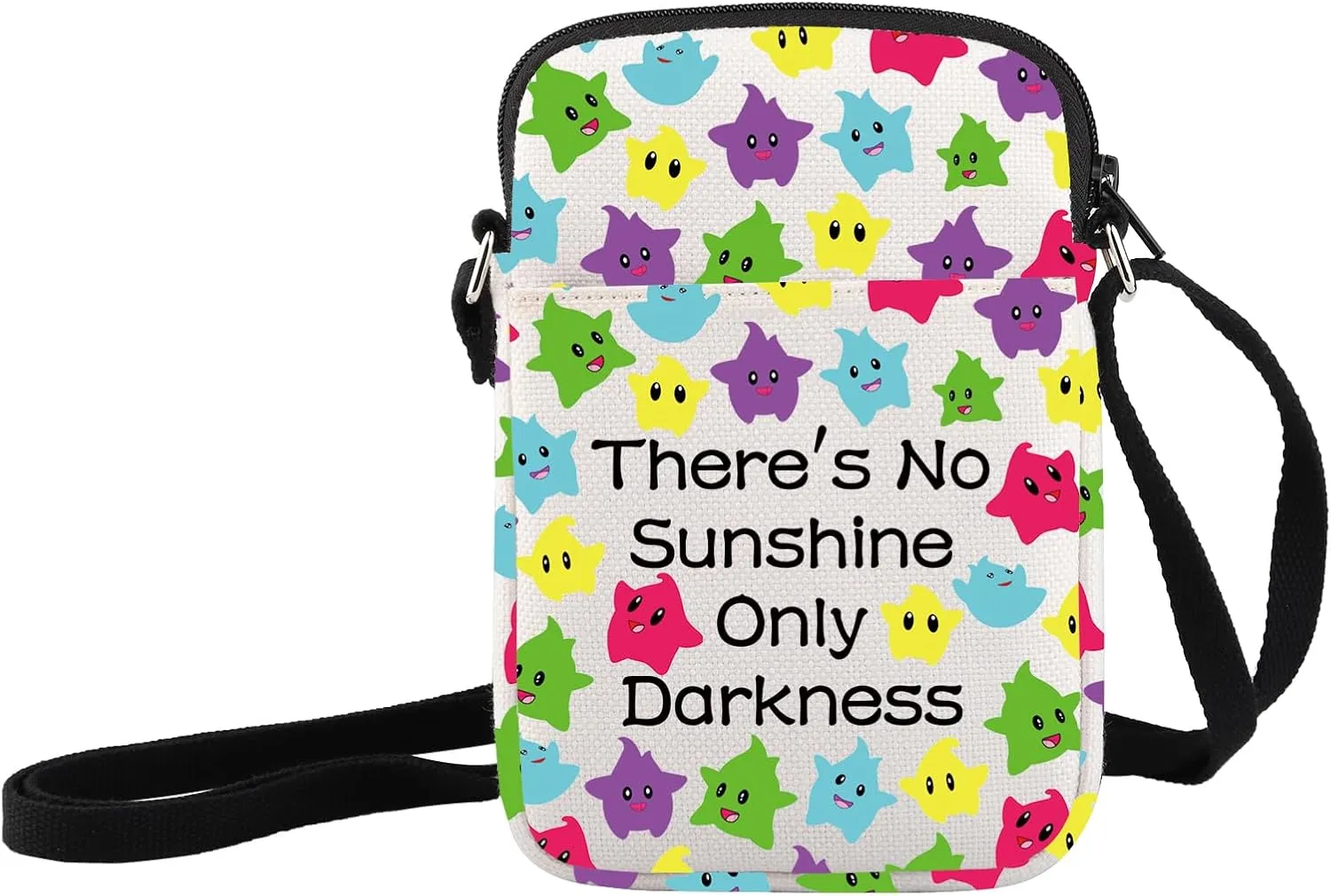 JXGZSO Luna Star Gift There's No Sunshine Only Darkness Crossbody Bag Animation Movie Lover Gift Lumalee Blue Handbag