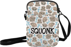 JXGZSO Squonk Cryptid Crossbody Bag Cryptozoology Gift Cryptid Creature Gift Mythical Squonk Shoulder Bag Squonk Lover Gift