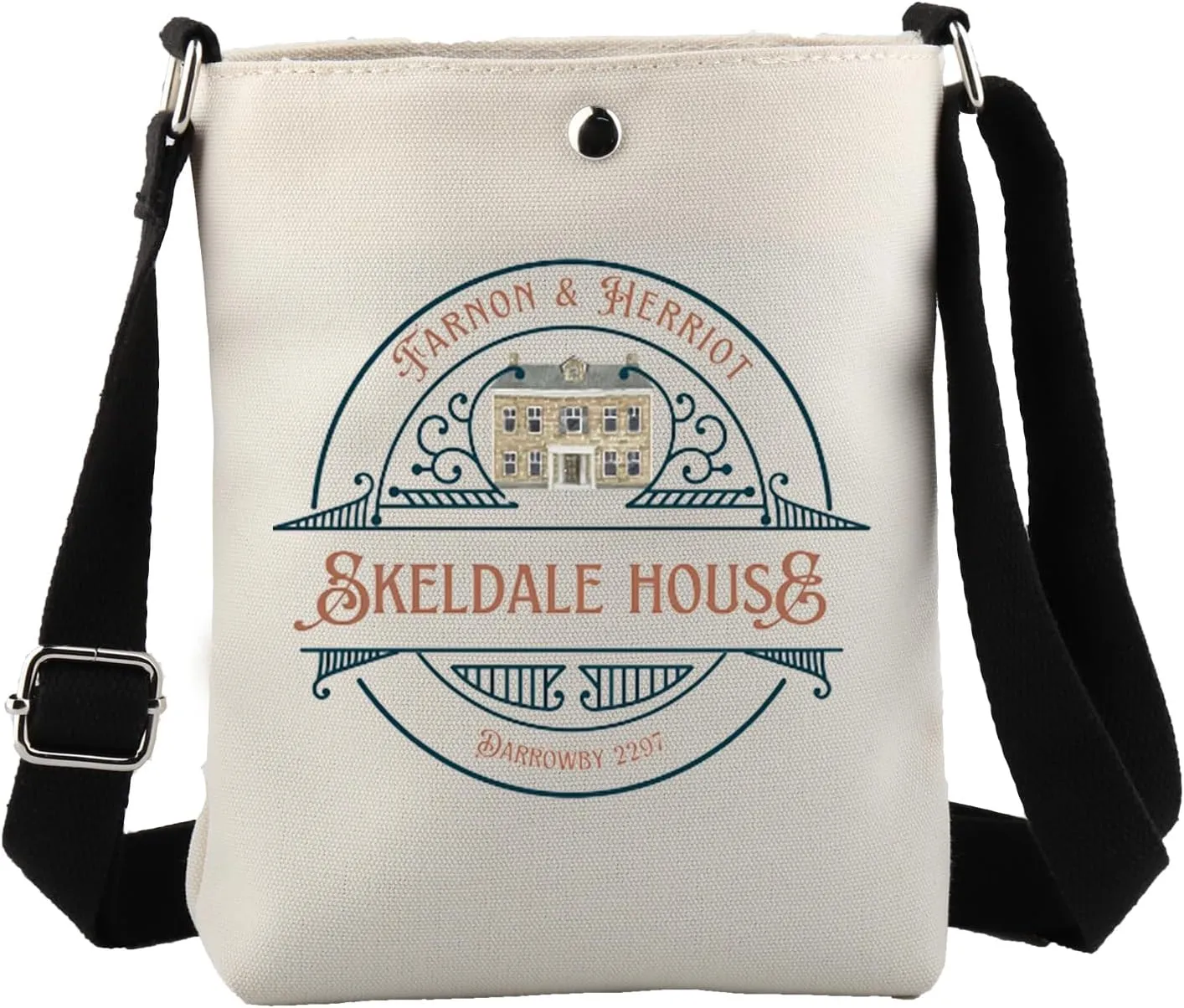 JYTAPP TV Inspired Skeldale House Darrowby 2297 Crossbody Purse Bag Tv Series Merch Animal Lovers Gifts