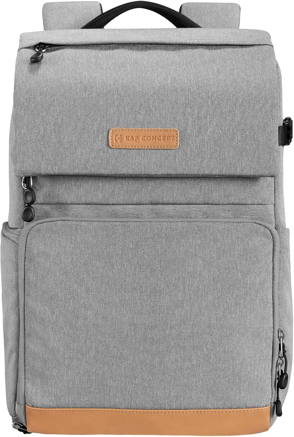 K&F Concept 22L Camera Case for Photographers Large Capacity Camera Bags with Raincover, 15.6 Inch Laptop Compartment for Camera Drone Bags