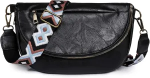 KARRESLY Crossbody Bags For Women Trendy, Vegan Leather Hobo Handbag Shoulder Purse For Ladies with Adjustable Strap