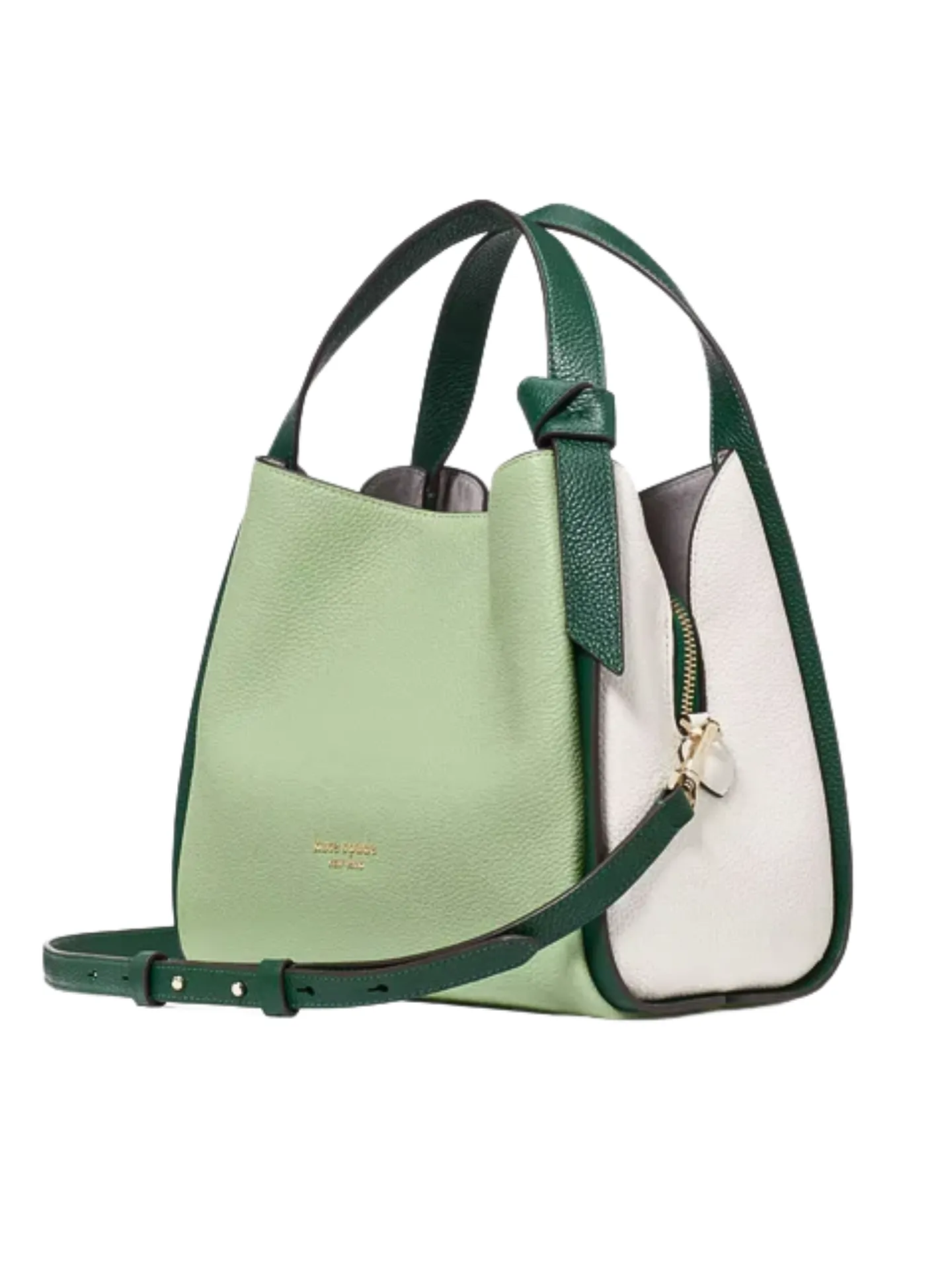 Kate Spade Knott Colorblocked Medium Crossbody Tote In Beach Glass Multi