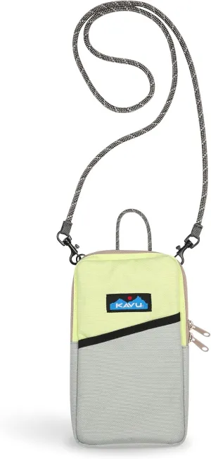 KAVU Essential Case Zip Crossbody Wallet with Rope Strap