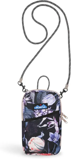 KAVU Essential Case Zip Crossbody Wallet with Rope Strap