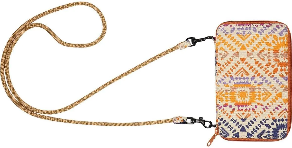 KAVU Go Time Bi-Fold Crossbody Wallet with Rope Strap