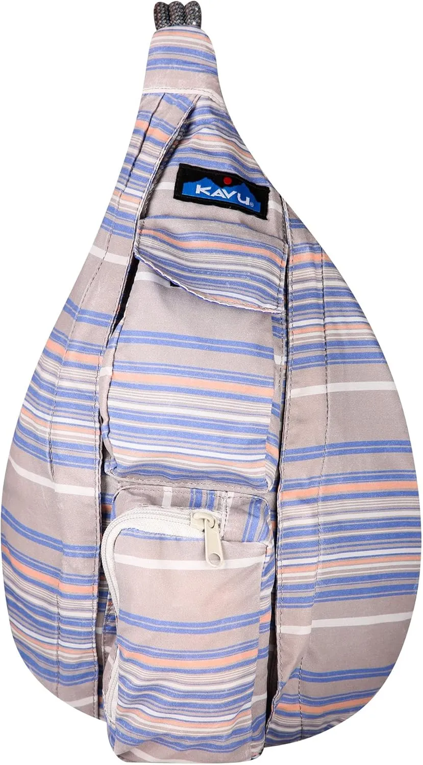 KAVU Mini Rope Sack Sling Crossbody Backpack - Simple Stripe
