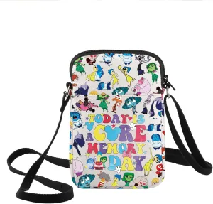 KEYCHIN Joy & Sadness & Fear Characters Crossbody Bag Anger & Disgust Fans Gift Today Is A Core Memory Day Shoulder Bag