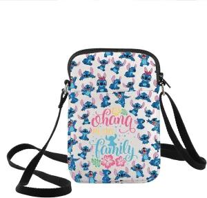 KEYCHIN Oh❀na Crossbody Bag Hawaiian Trip Inspired Gifts Oh❀na Means Family Shoulder Bag Oh❀na Cartoon Merchandise