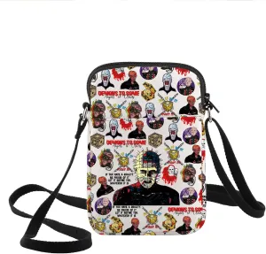KEYCHIN Pinhead Fans Crossbody Bag Pinhead Movie Gifts Demons To Some Angels To Others Pinhead Shoulder Bag Pinhead Merch