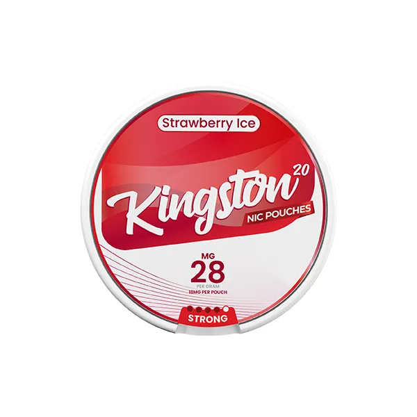 Kingston 28mg Nicotine Pouches - 20 Flavored Pouches