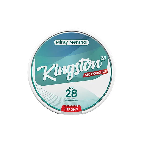 Kingston 28mg Nicotine Pouches - 20 Flavored Pouches