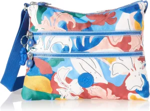 Kipling womens WomenÂ’s Alvar Bag, Super Light, Durable Messenger Bag, Nylon Shoulder Crossbody Bag, Botanical Prt, 13 L x 10.25 H 1.75 D US