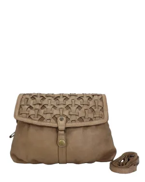 Kompanero Avery Stone Grey Leather Bag