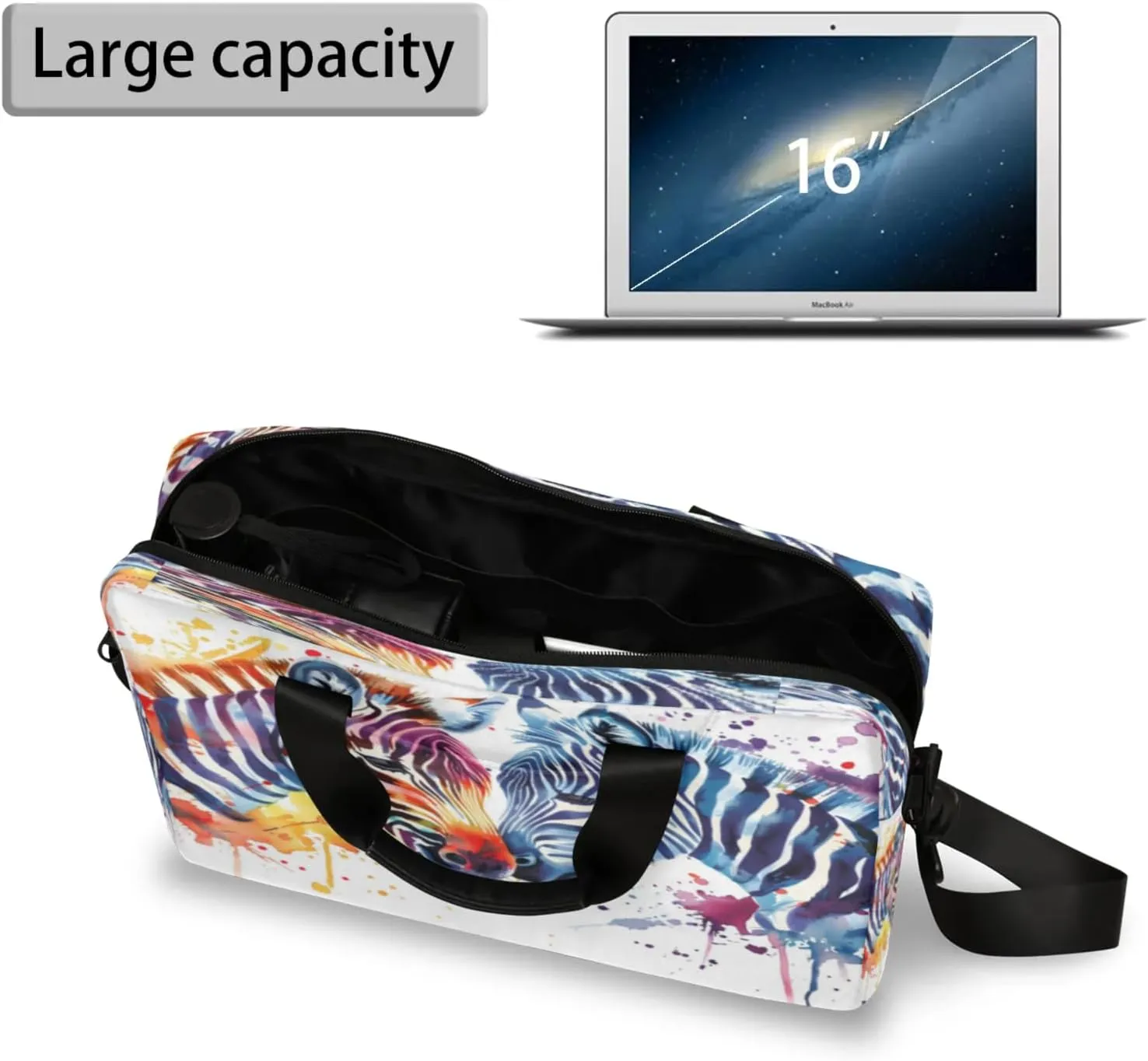 Laptop Shoulder Bag Compatible with Handle, Messenger Shoulder Case for Laptop or Tablet, Laptop Carrying Case