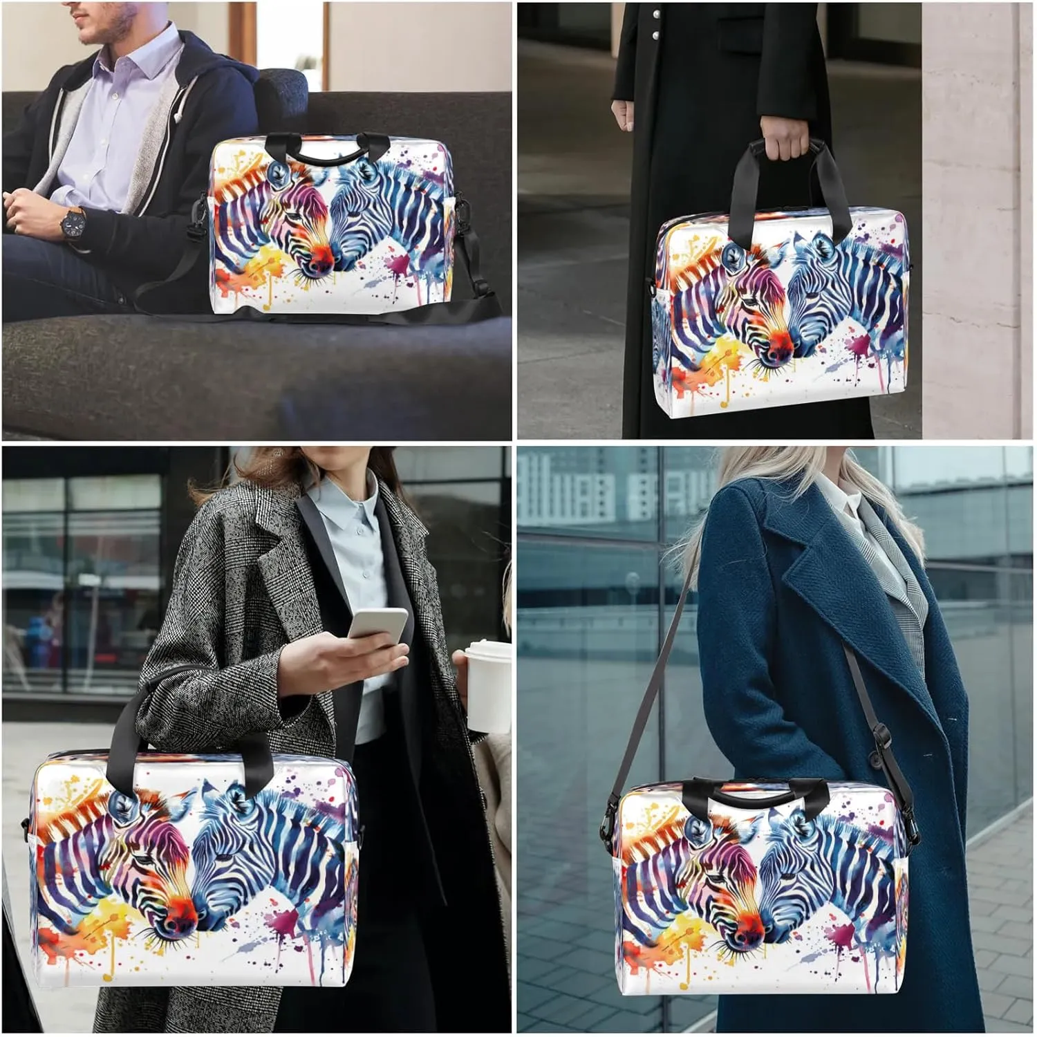 Laptop Shoulder Bag Compatible with Handle, Messenger Shoulder Case for Laptop or Tablet, Laptop Carrying Case