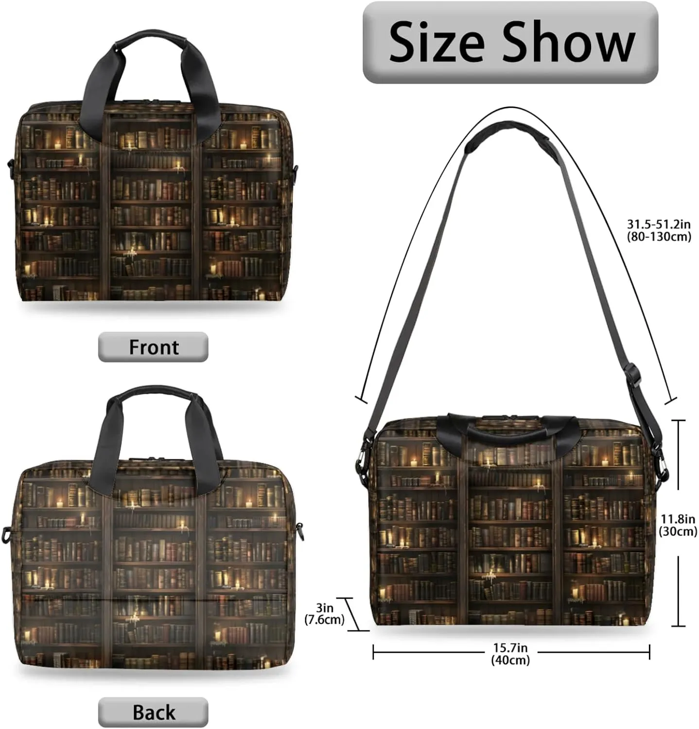 Laptop Shoulder Bag Compatible with Handle, Messenger Shoulder Case for Laptop or Tablet, Laptop Carrying Case