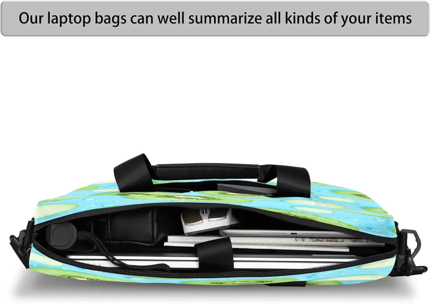 Laptop Shoulder Bag Compatible with Handle, Messenger Shoulder Case for Tablet, Laptop Carrying Case
