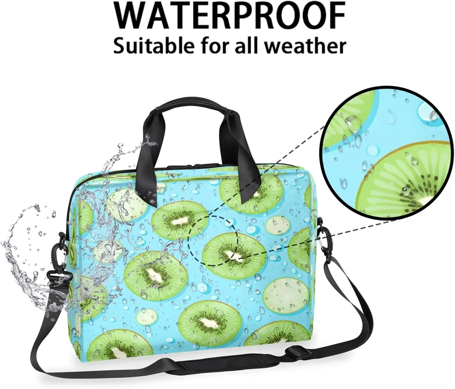 Laptop Shoulder Bag Compatible with Handle, Messenger Shoulder Case for Tablet, Laptop Carrying Case